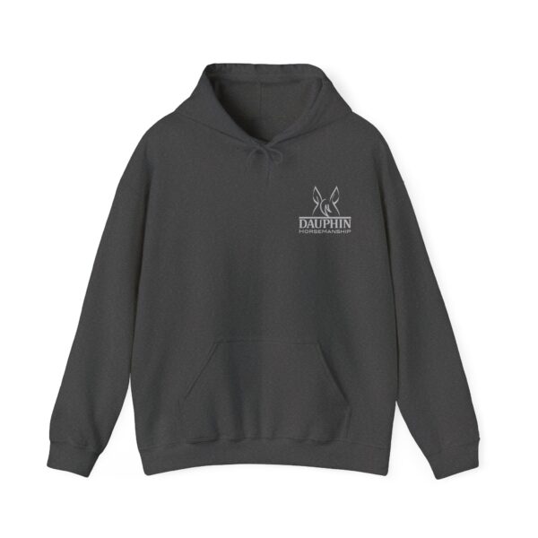 Hooded Sweatshirt with Front Logo and Big Back Logo - Unisex