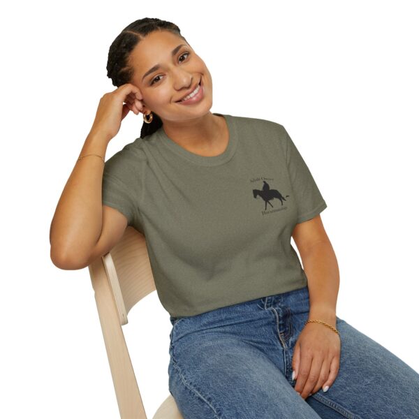 Bay Horse Mafia- Unisex soft-style T-Shirt, Greens - Image 3