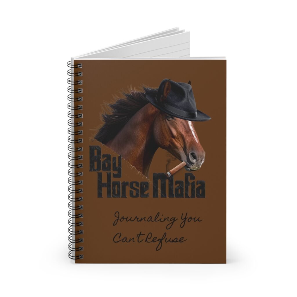 Bay Horse Mafia Spiral Notebook - Ruled Line
