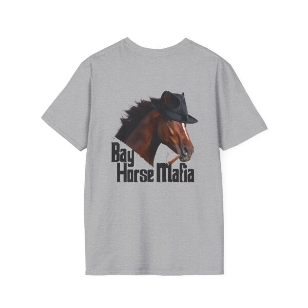 Bay Horse Mafia- Unisex soft-style T-Shirt, Light Colors - Image 3