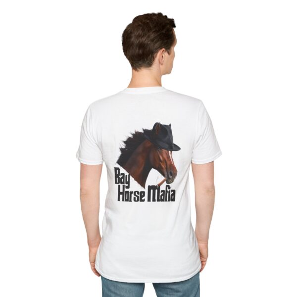 Bay Horse Mafia- Unisex soft-style T-Shirt, Light Colors - Image 2