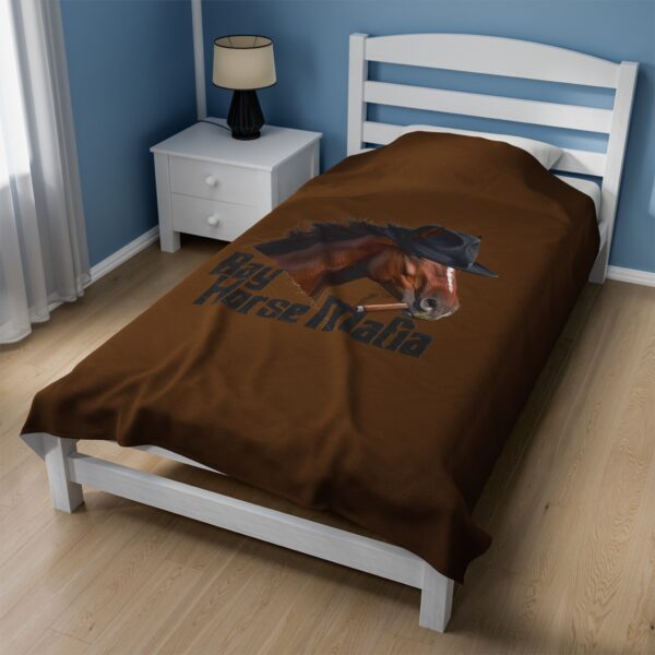 Plush Blanket - Bay Horse Mafia - Image 2