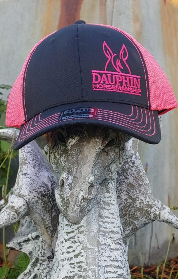 Pink Ball Cap with Offset Logo
