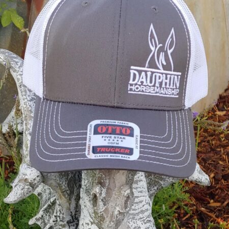 Grey and White Ball Cap w/ DH Logo