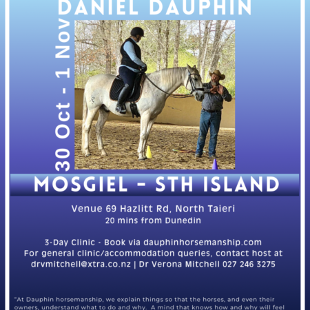 Nov 1 Mosgiel/Dunedin, Sth Island, Private Lessons/Bitting Consults